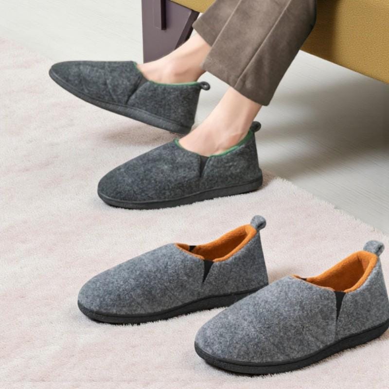 Pantuflas Cómodas para Hombre – Zapatos de Casa de Felpa con Memoria