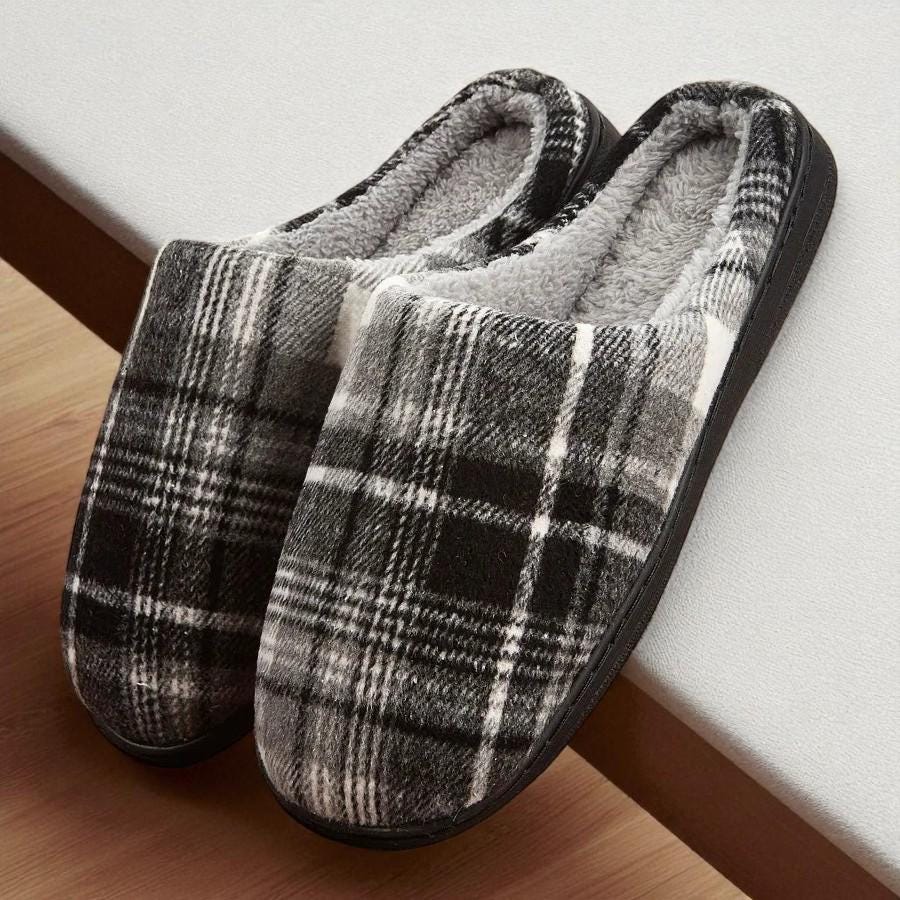Pantuflas Clásicas de Hombre con Espuma de Memoria – Cálidas y Relajantes
