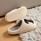 Pantuflas para Mujer Dachshund – Pantuflas Suaves de Perro Salchicha para Interior
